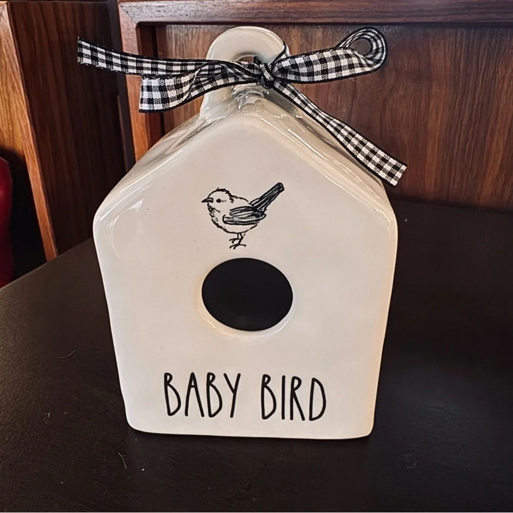 Rae Dunn Baby Bird Artesian Collection Birdhouse